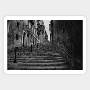 Valletta steps Sticker